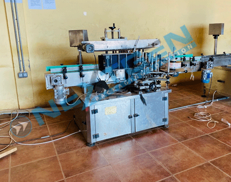 Automatic Round Bottle Sticker Labeling Machine